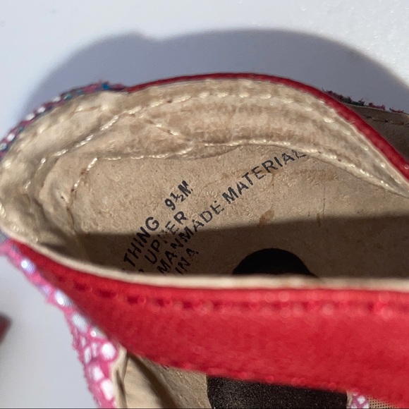 Poetic License platform floral 3D rosette petals strappy heels sandals - Picture 7 of 7